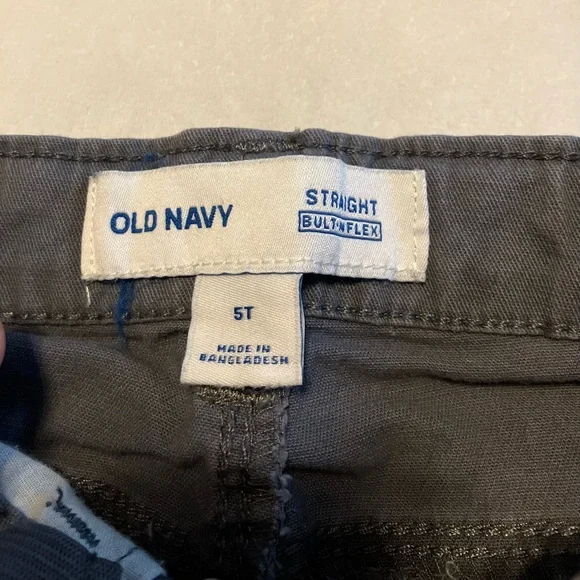 Old Navy Kids' Gray Straight Pants - Picture 4 of 4